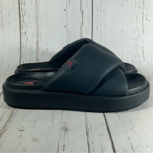 Nike Air Jordan Sophia Slides Off Noir Fire Red Women’s Size 9 DO8863-006